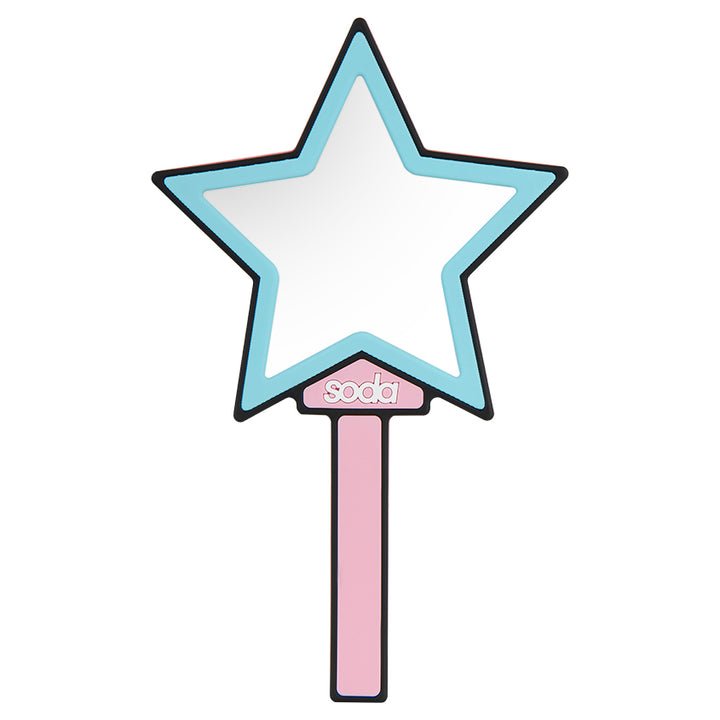 مرآة مستحضرات التجميل بمقبض عصا سحرية #starbeauty
