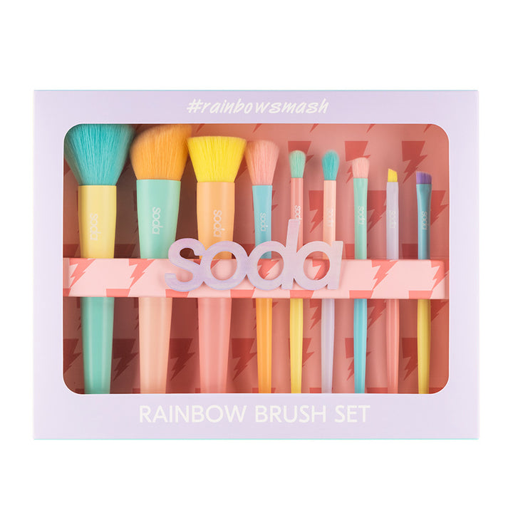 RAINBOW BRUSH SET #rainbowsmash