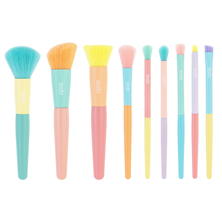 RAINBOW BRUSH SET #rainbowsmash