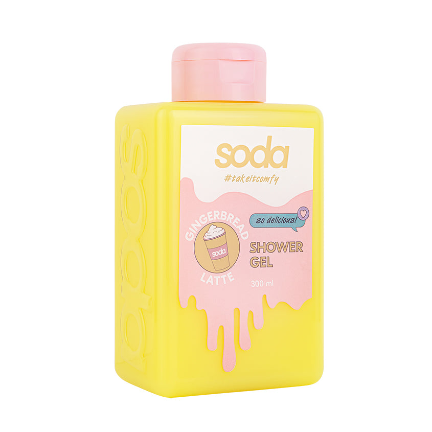 SODA سودا جل الاستحمام #تيكيتكمفي جينجربريد لاتيه، 300 مل – متجر إلكتروني