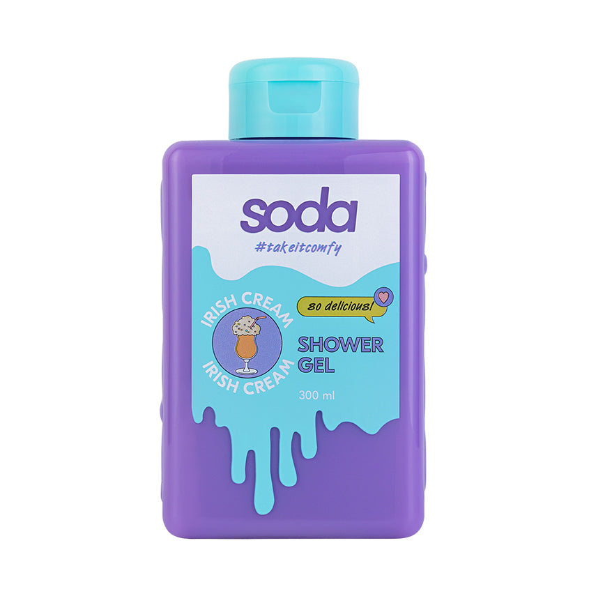 SODA سودا جل الاستحمام #تيكيتكمفي آيريش كريم، 300 مل