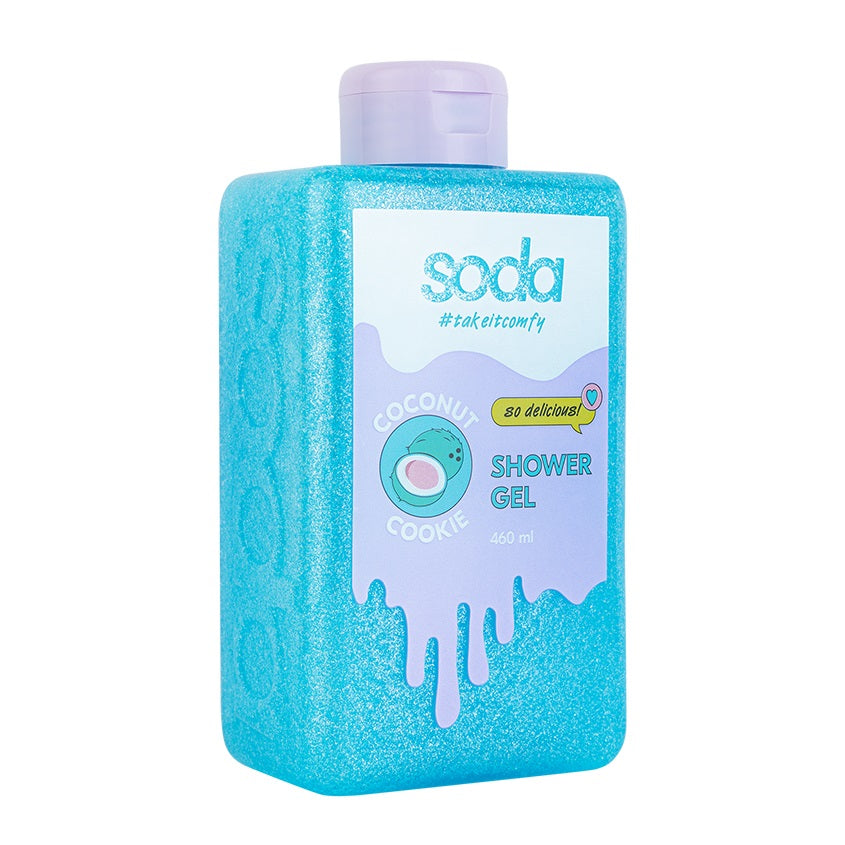 SODA SHOWER GEL #takeitcomfy COCONUT COOKIE, 460 ml – online store
