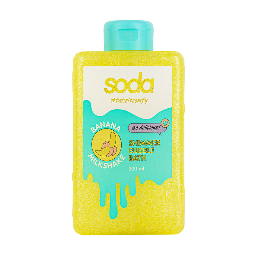 SODA سودا رغوة الاستحمام الفوارة #تيكيتكمفي بانانا ميلكشيك، 300 مل