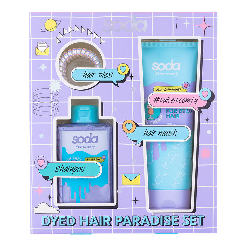 SODA DYED HAIR PARADISE SET #takeitcomfy