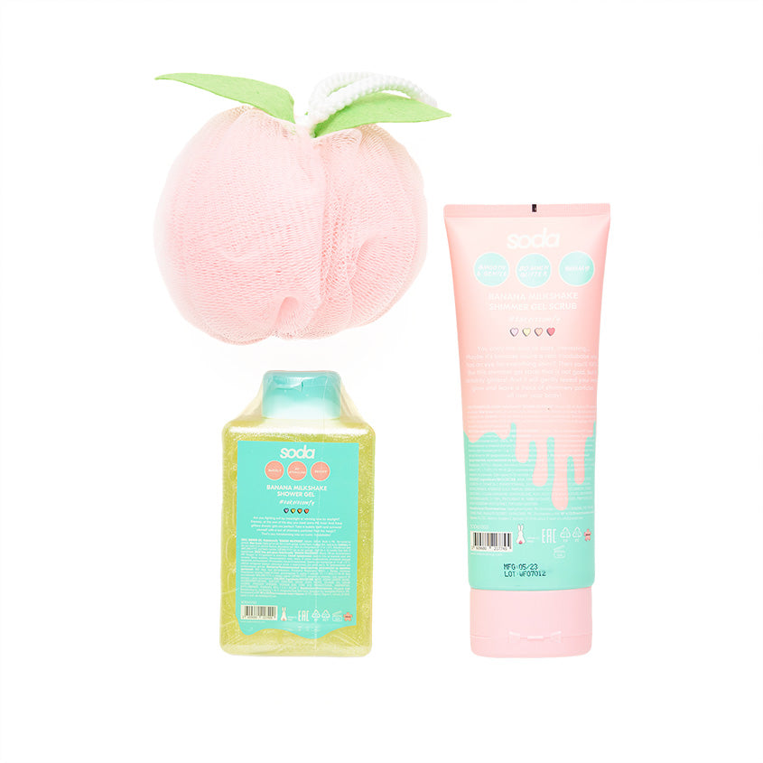 SODA ME-TIME BATH SET BANANA MILKSHAKE #takeitcomfy – online store