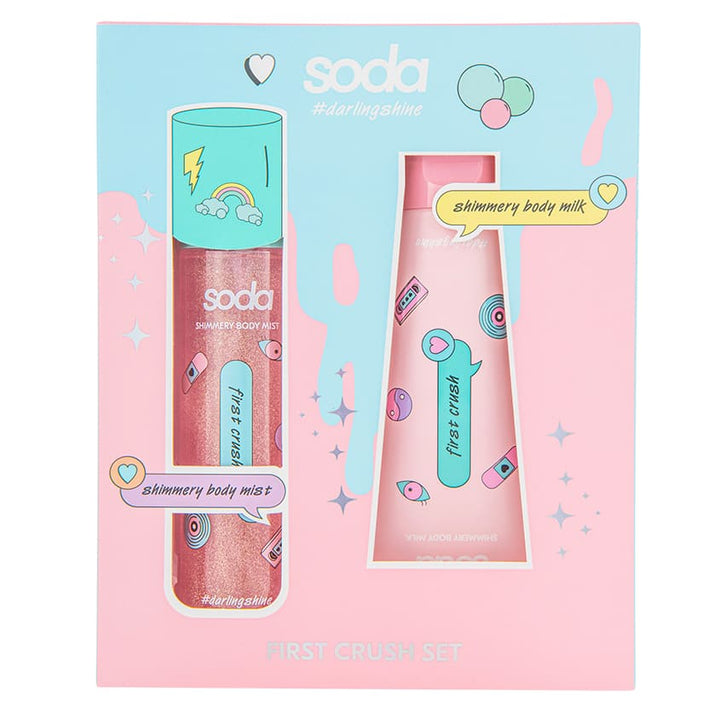FIRST CRASH SET (SHIMMER BODY MIST + SHIMMER BODY MILK) #darlingshine