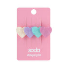 SODA HAIR CLIP PEARL HEART #sugargem – buy online