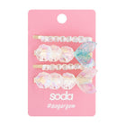 SODA MERMAID HAIR CLIPS 4 pcs #sugargem