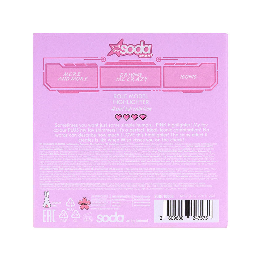 SODA ROLE MODEL HIGHLIGHTER #softdivalution – photo 7