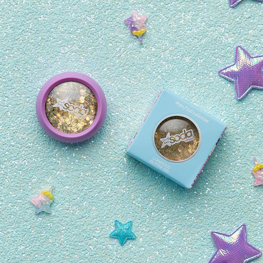 SODA LUMINOUS GLITTER GEL #softdivalution 003 Milky Way – photo 8