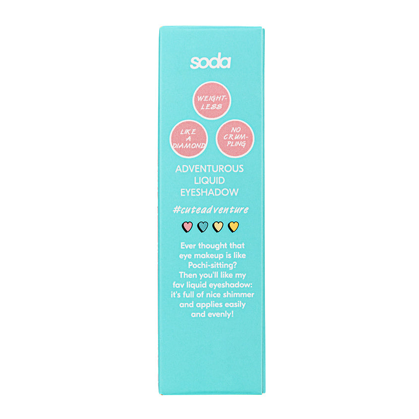 SODA ADVENTUROUS LIQUID EYESHADOW #cuteadventure 002 «CANDY STAR» 3,5ml – photo 5