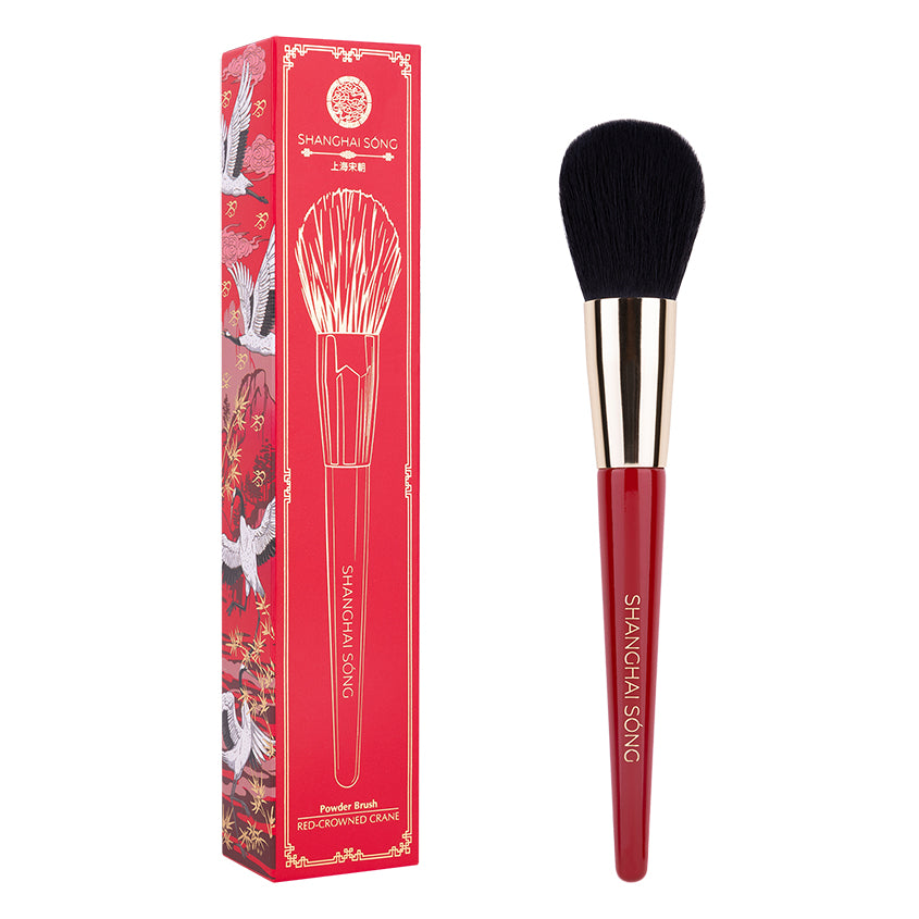SHANGHAI SONG POWDER BRUSH Red-crowned Crane