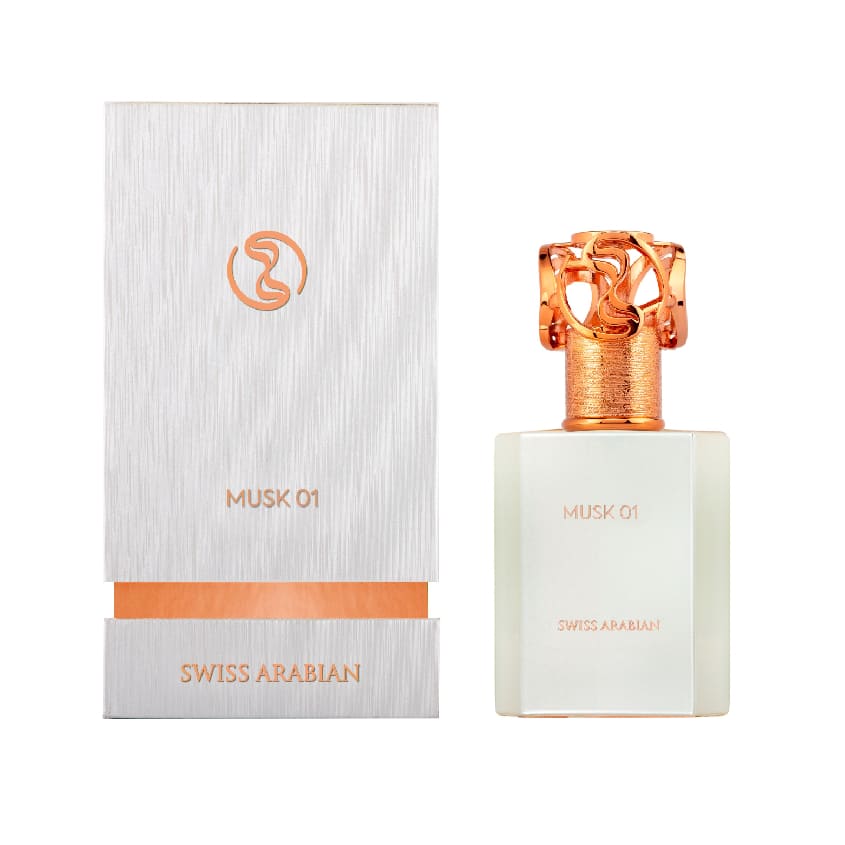 SWISS ARABIAN سويس أرابيان مسك 01، ماء عطر، بخاخ 50 مل – توصيل مجاني