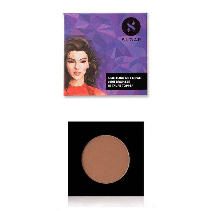 SUGAR CONTOUR DE FORCE MINI BRONZER 02 WOODY WONDER, 4 G