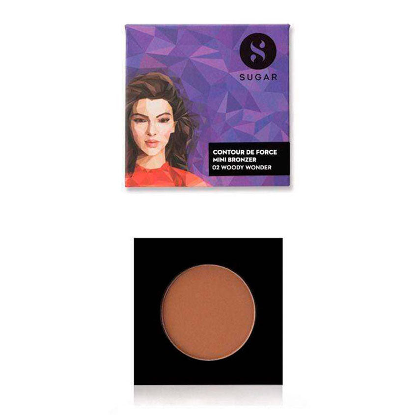 SUGAR CONTOUR DE FORCE MINI BRONZER 02 WOODY WONDER, 4 G – buy online