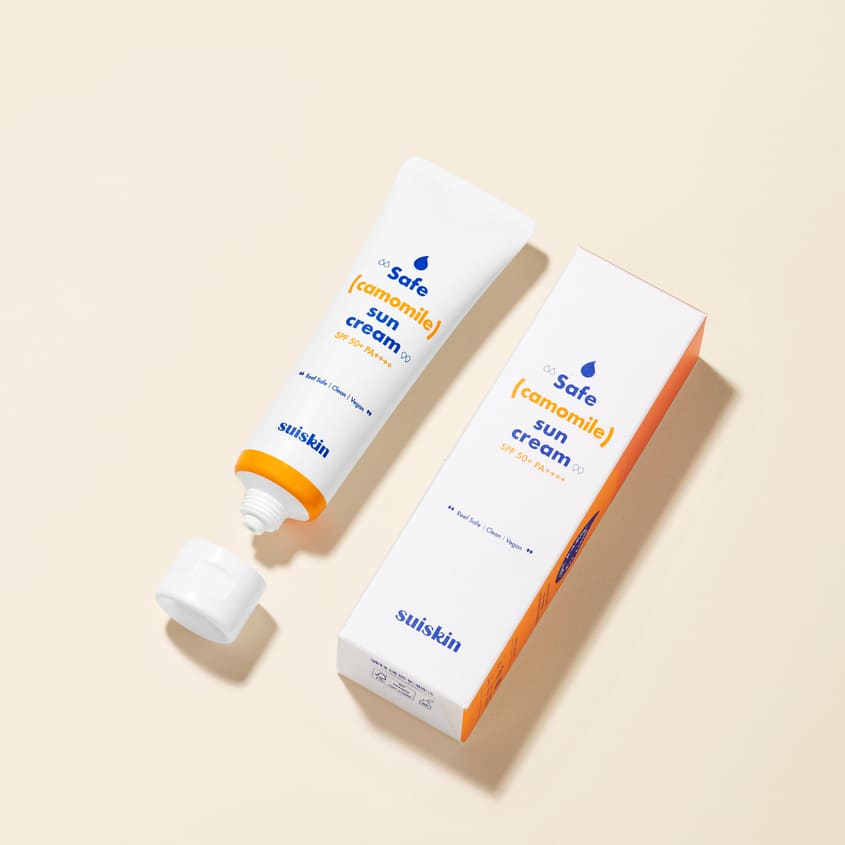 SUISKIN سويسكين: كريم واقي الشمس بخلاصة البابونج SPF 50+ PA++++، 50 مل – توصيل مجاني