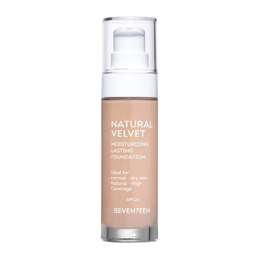 SEVEN7EEN NATURAL VELVET LONG LASTING MATTE FOUNDATION SPF 20 7 30ML