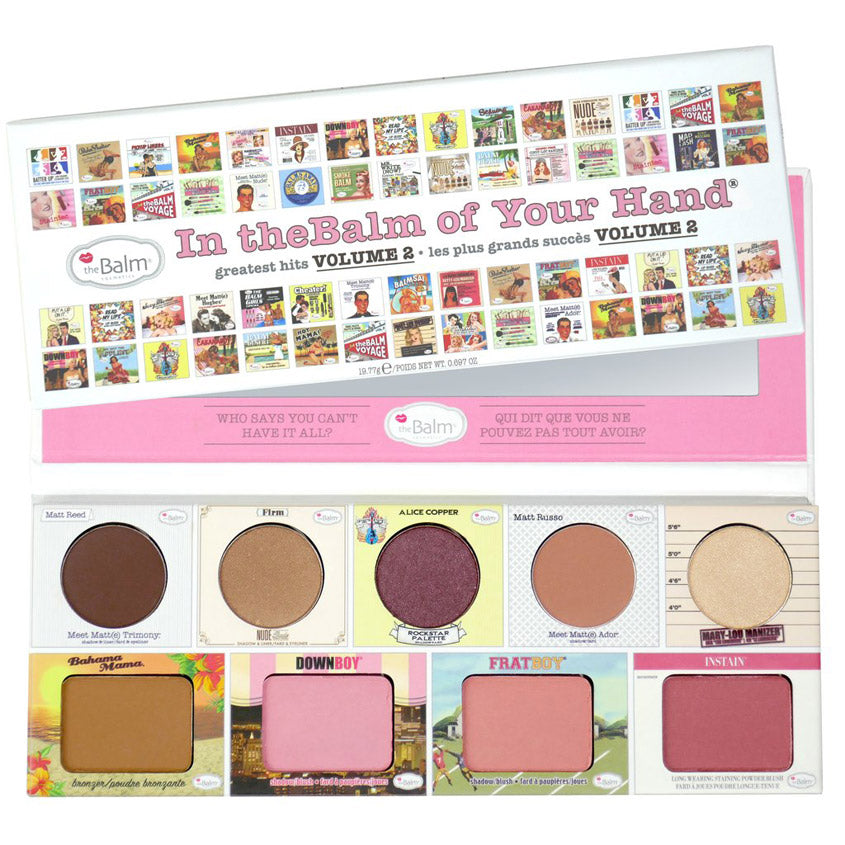 THEBALM ذا بالم: باليت مكياج الوجه 'إن ذا بالم أوف يور هاند'، 19.77 جرام