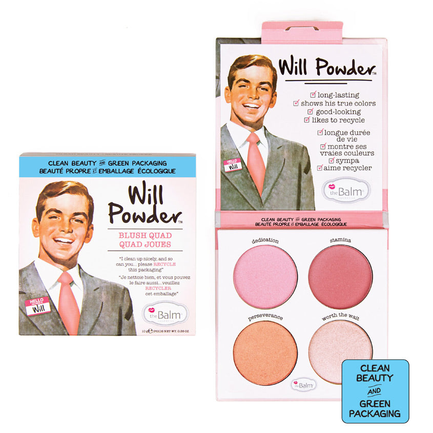 THEBALM BLUSH QUAD WILL POWDER 10 G