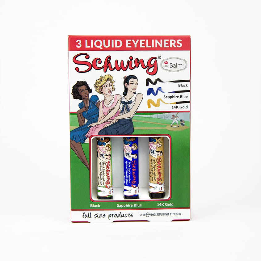 THEBALM SCHWING EYELINERS FULL SIZE TRIO SET 1,7ML