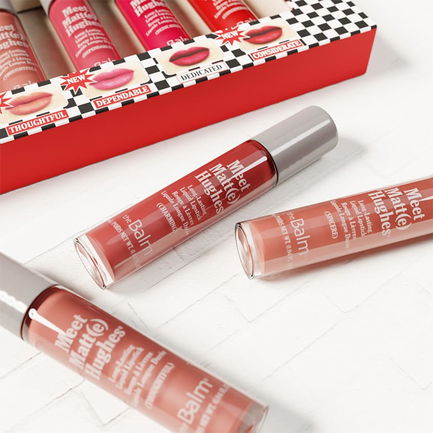 THEBALM MINI LIP BOX SET-VOL.14 (6 MATTE LIQUID LIPSTICKS) 7,2ML – free delivery