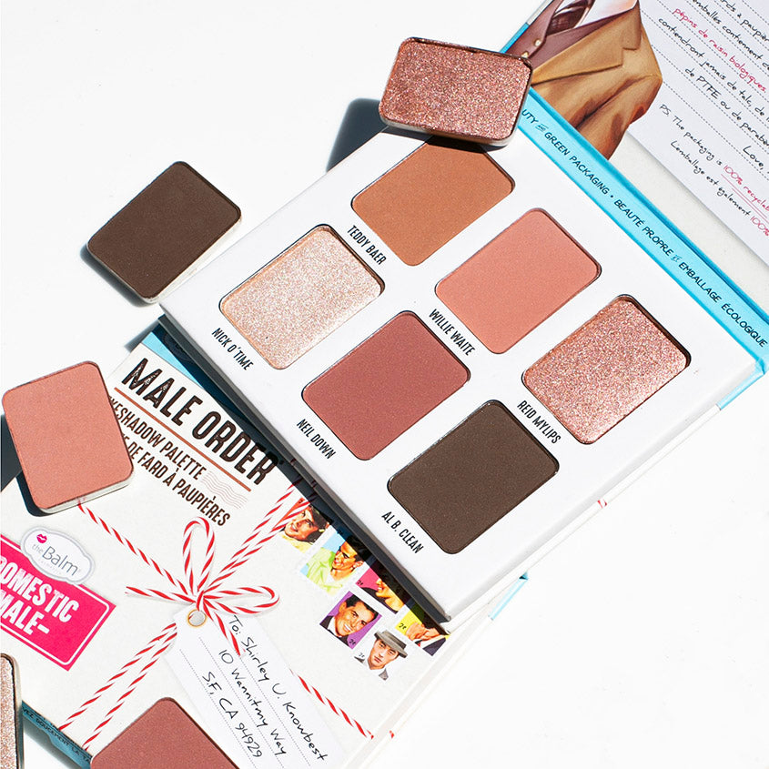 لوحة ظلال العيون THEBALM MALE ORDER Domestic Male