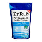 DR TEAL'S حمام بخار محلول نقع ملح إبسوم النقي من دكتور تيلز