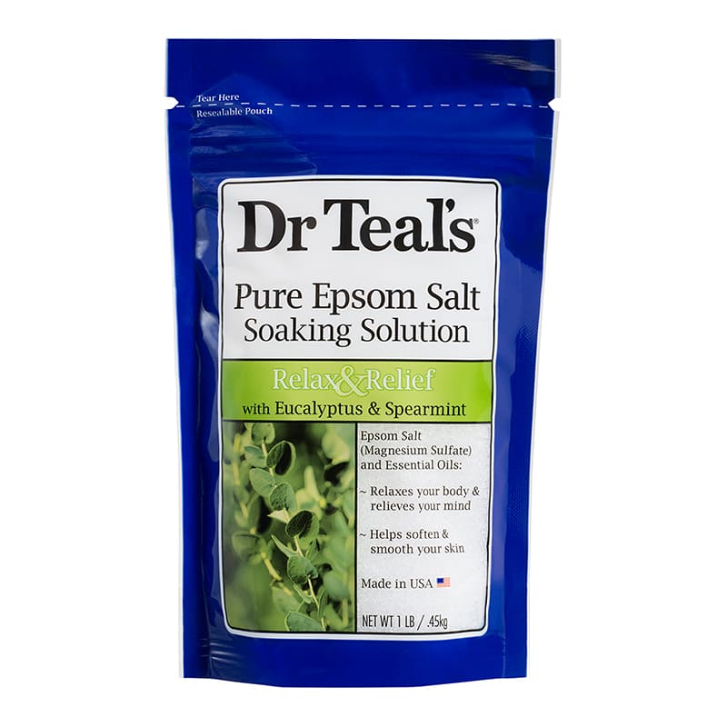 DR TEAL'S محلول نقع ملح إبسوم النقي من دكتور تيلز للاسترخاء والراحة