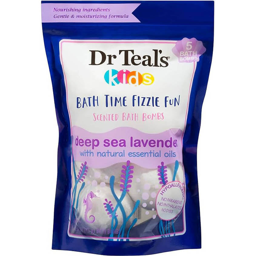 DR TEAL'S LAVENDER KIDS BATH FIZZ 5CT 45 GM