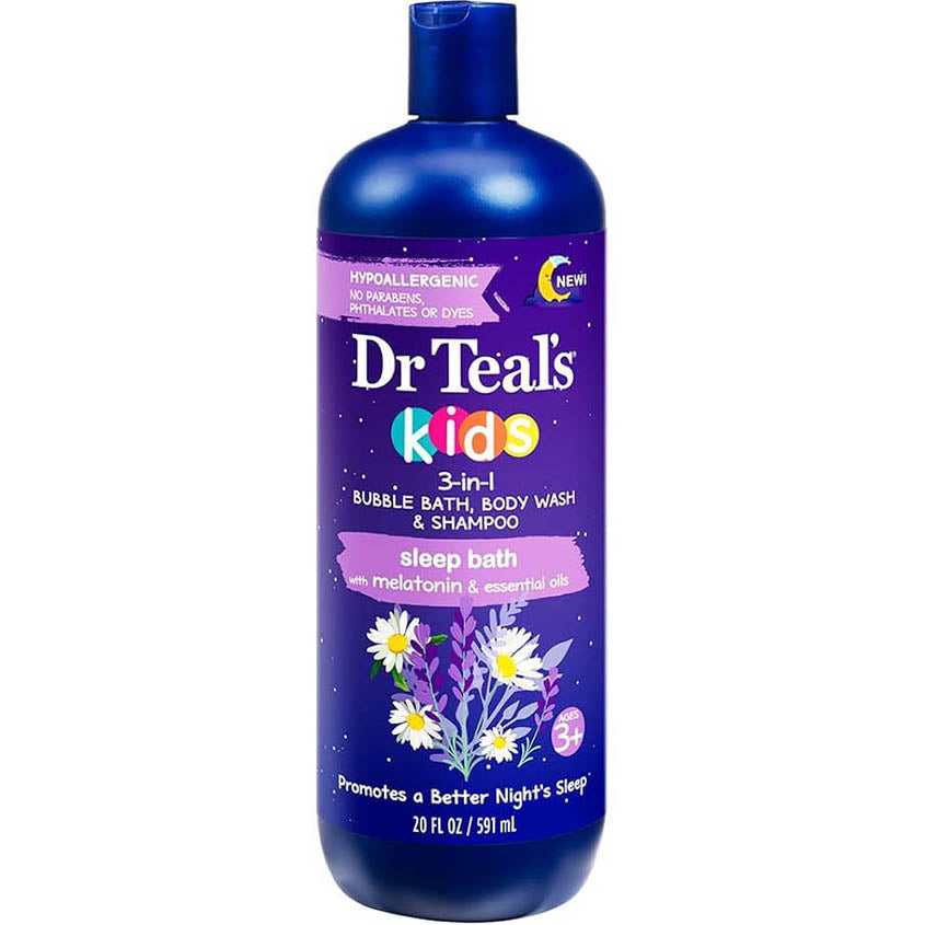 KIDS 3 IN 1 BATH WASH MELATONIN 591 ML