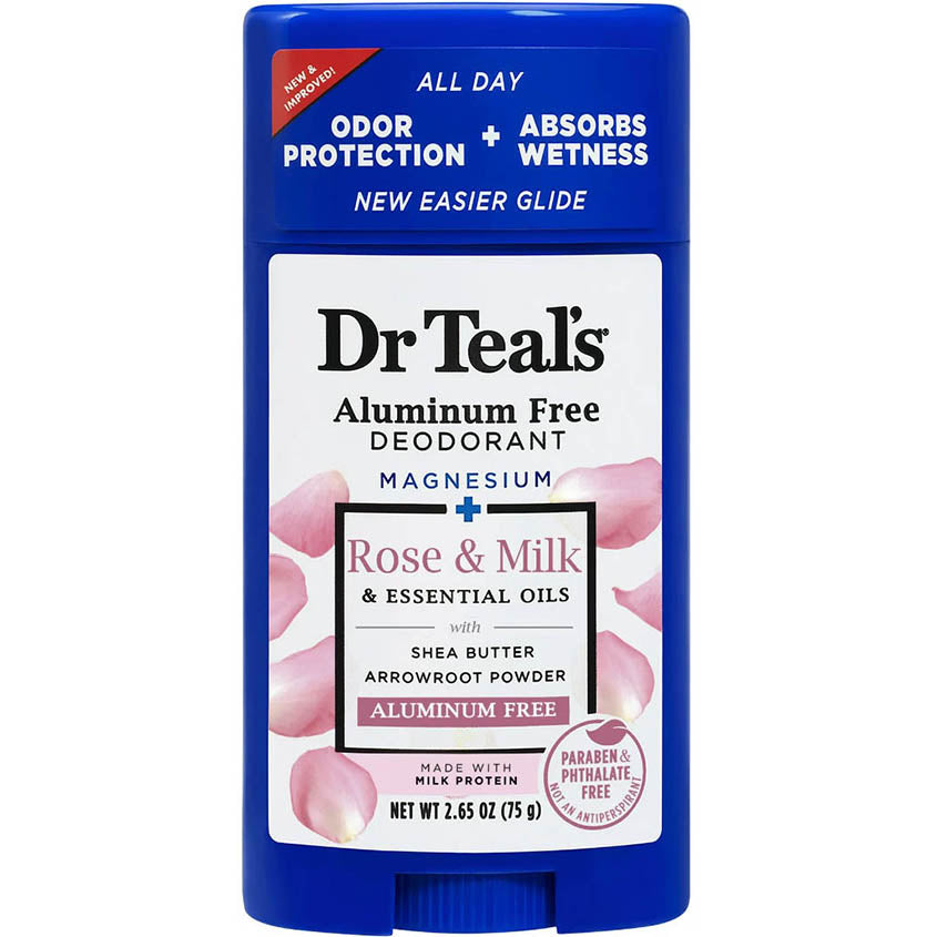 DR TEAL'S ROSE & MILK DEO 48H-ALUM FREE DEO STICK 75 GM – buy online