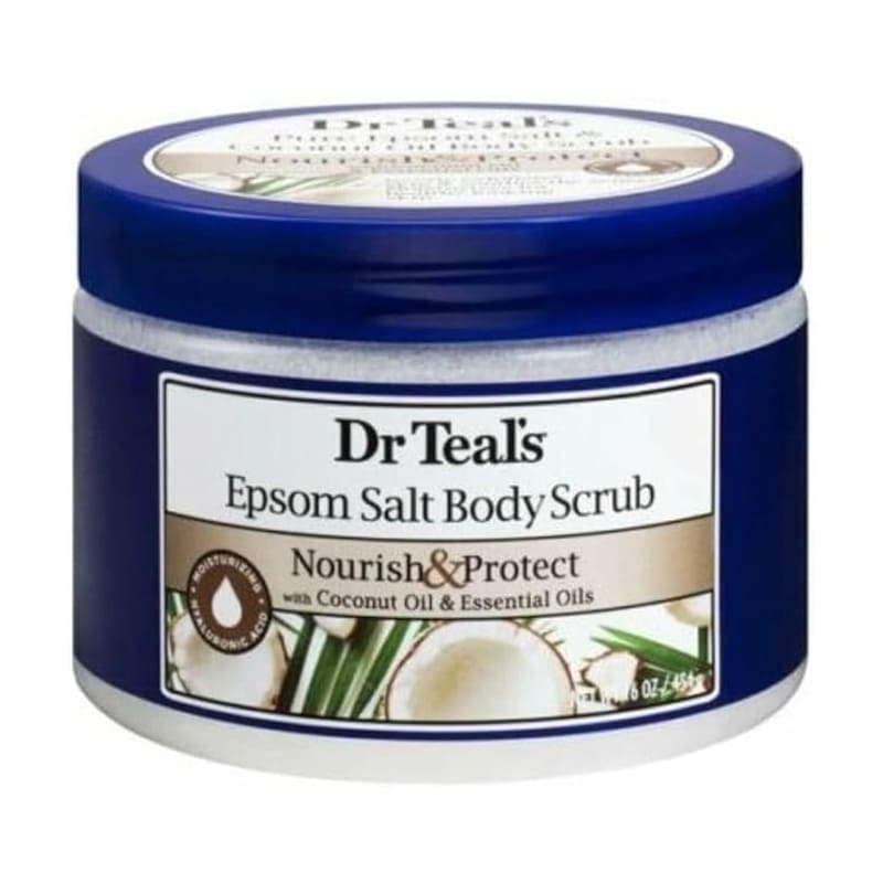 DR TEAL'S COCONUT OIL BODY SCRUB 454 GM