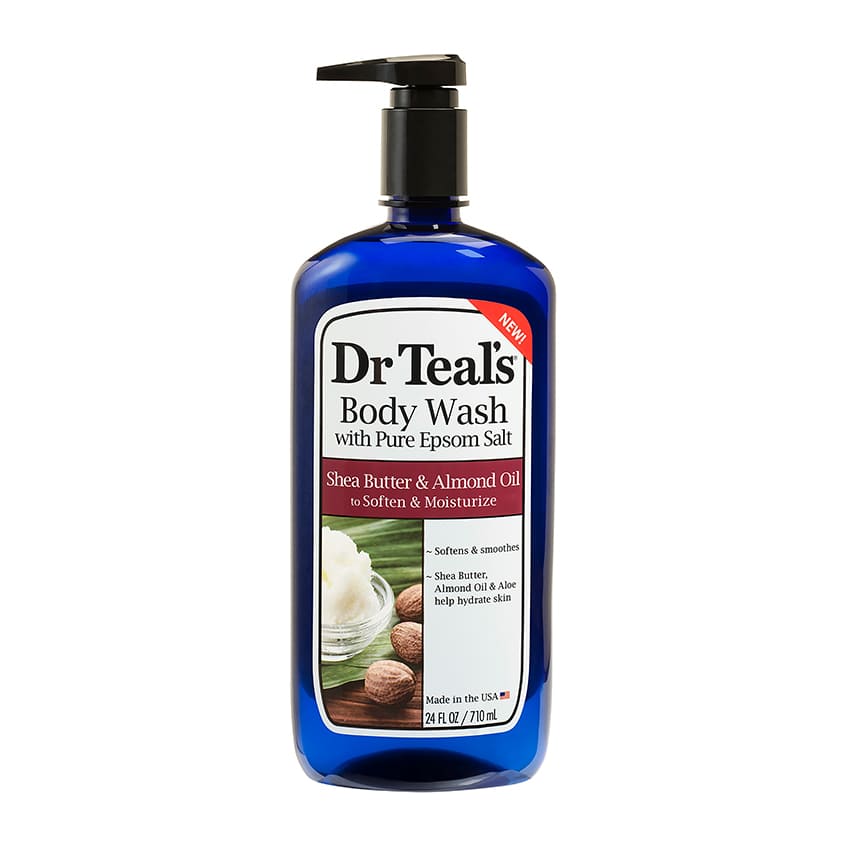 DR TEAL'S غسول الجسم بزبدة الشيا وزيت اللوز من دكتور تيلز