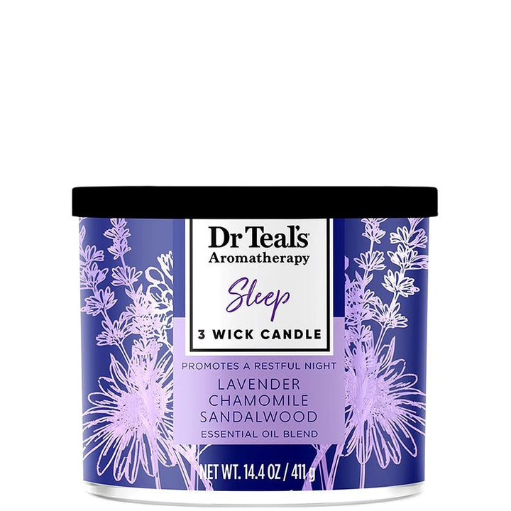 DR TEAL'S TRIPLE WICK CANDLE SLEEP - 411G