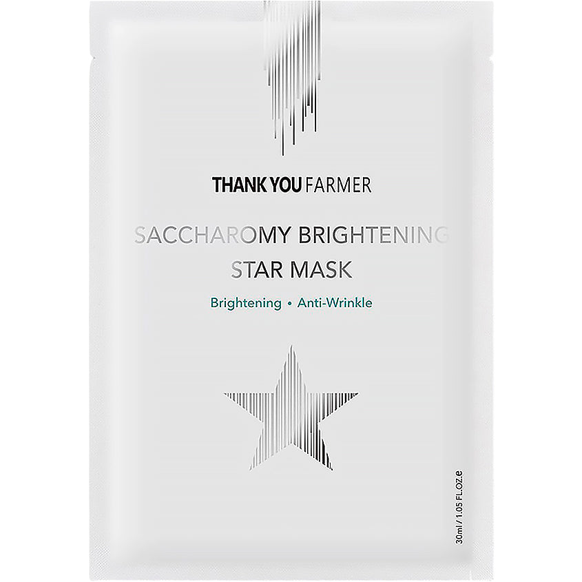 THANK YOU FARMER SACCHAROMY BRIGHTENING STAR MASK 30ML