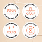 MASK FIT AI FILTER CUSHION 23N SAND MINI, 4,5 G
