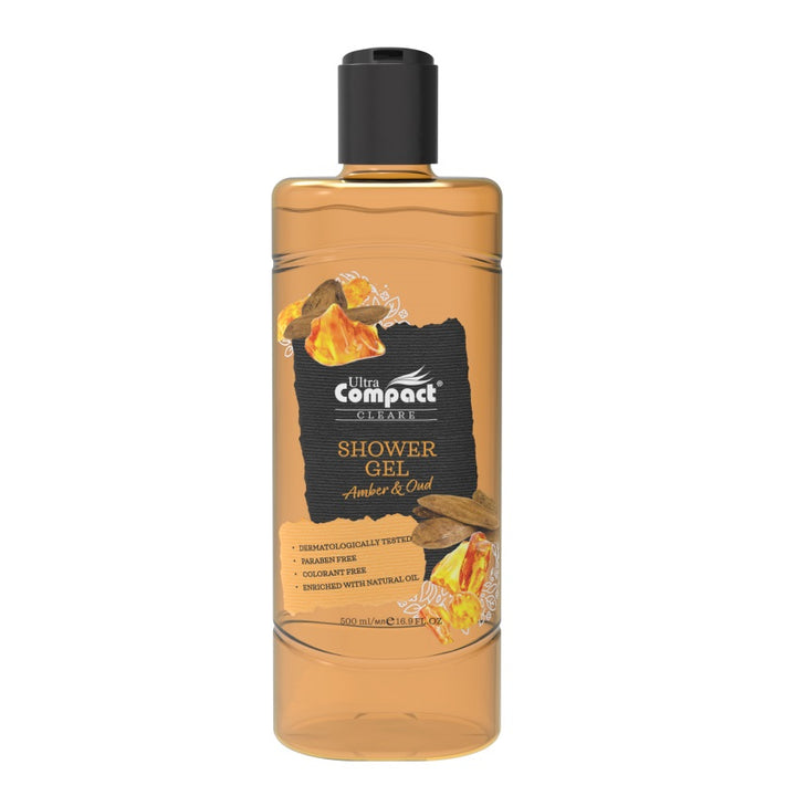 CLEARE SHOWER GEL AMBER & OUD 500 ML