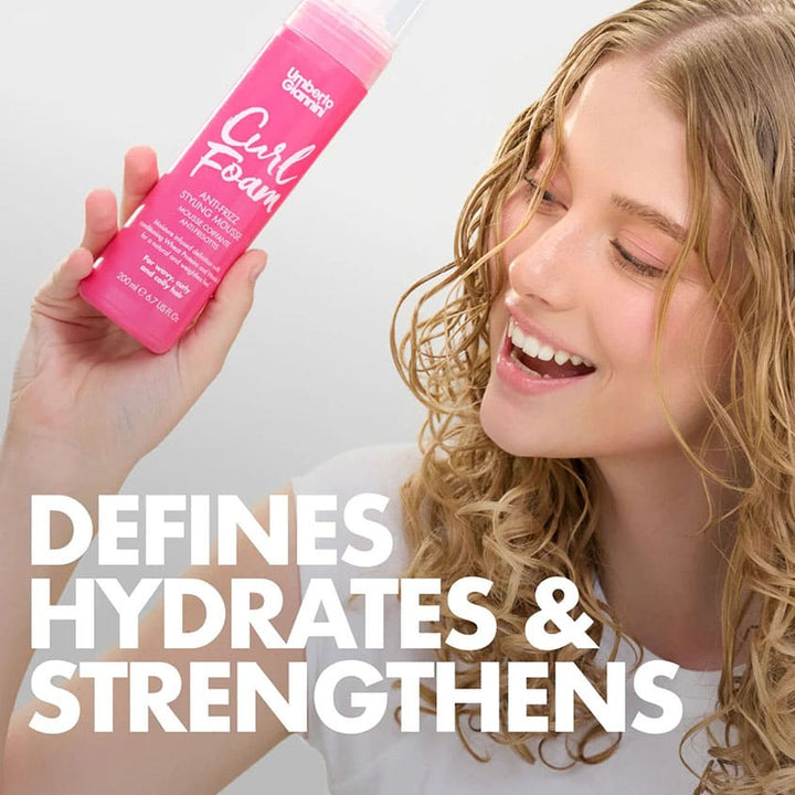 CURL FOAM ANTI-FRIZZ STYLING MOUSSE 200ML