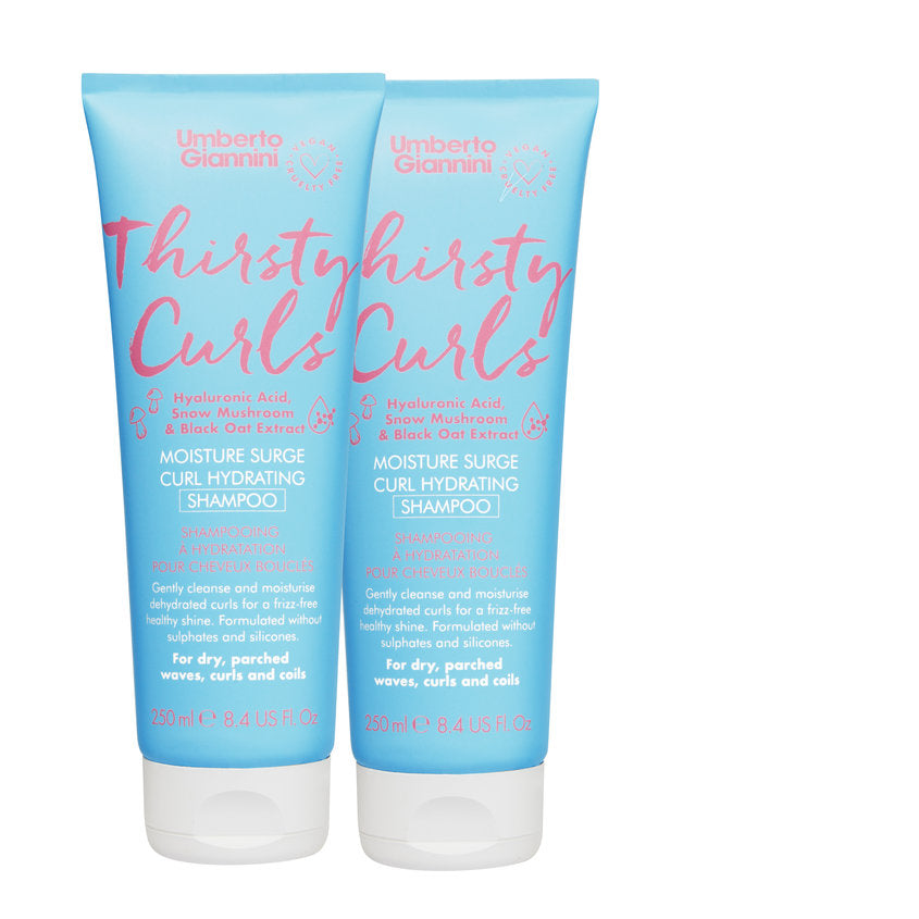 UMBERTO GIANNINI THIRSTY CURLS MOISTURE SURGE CURL HYDRATING SHAMPOO 250ML – free delivery
