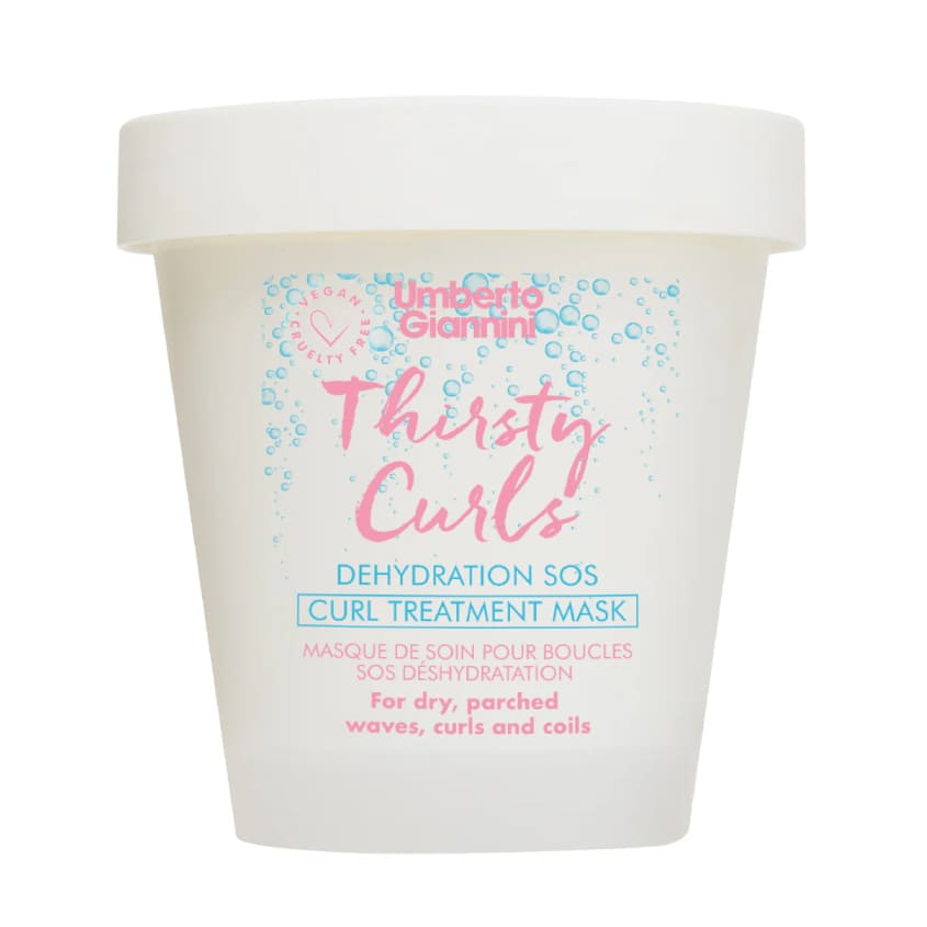 UMBERTO GIANNINI قناع علاج تجعيد الشعر من Thirsty Curls Dehydration SOS