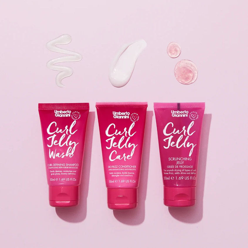 UMBERTO GIANNINI CURL JELLY WASH MINI TRAVEL SIZE 50ML – free delivery