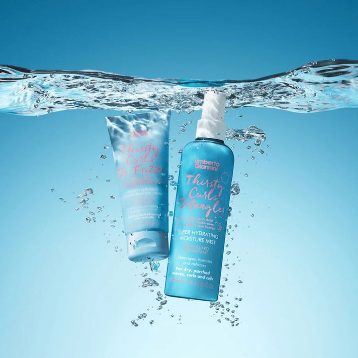 رذاذ ترطيب الشعر من Thirsty Curls لفك تشابك الشعر