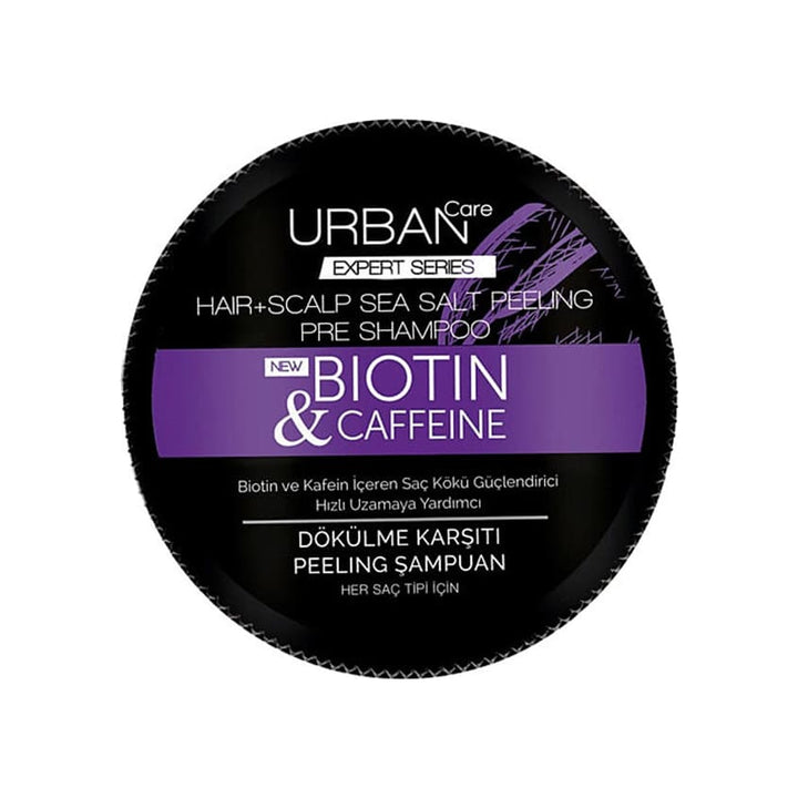 URBAN CARE Expert Series Biotin & Caffein Hair + Scalp Sea Salt Peeling Pre Shampoo