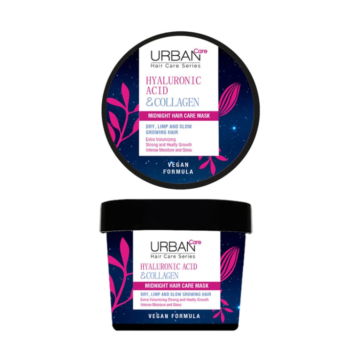 URBAN CARE Hyaluronic Acid & Collagen Night Hair Care Mask