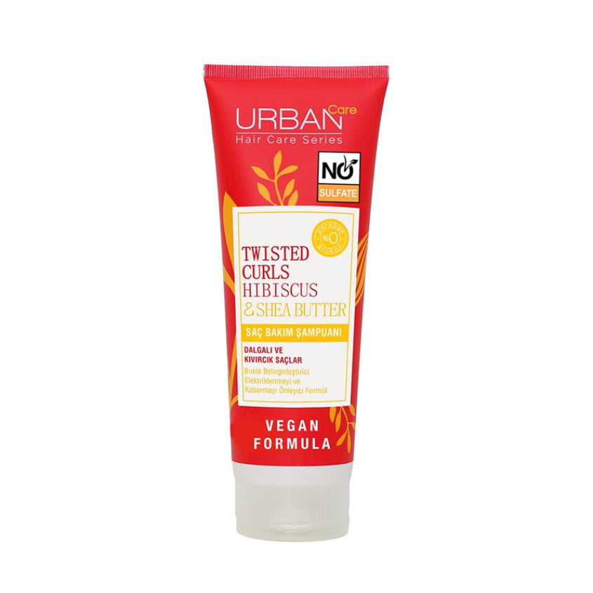URBAN CARE Twisted Curls Hibiscus & Shea Butter No Sulfate Shampoo