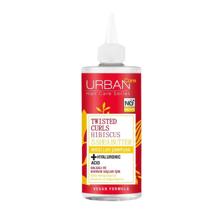 URBAN CARE Twisted Curls Hibiscus & Shea Butter Micellar Shampoo