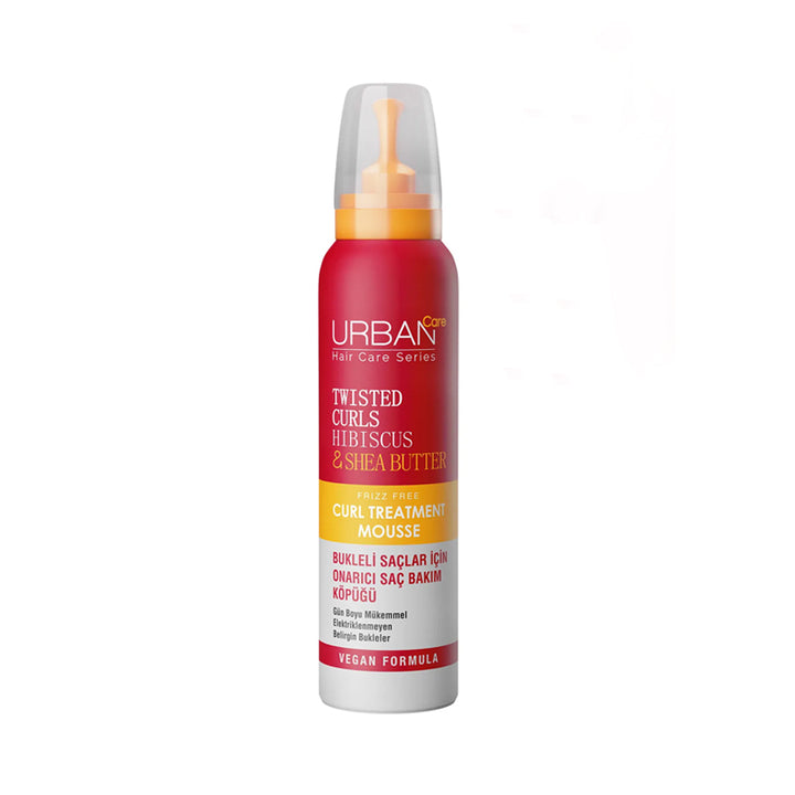 URBAN CARE Twisted Curls Hibiscus & Shea Butter Curl Treatment Mousse