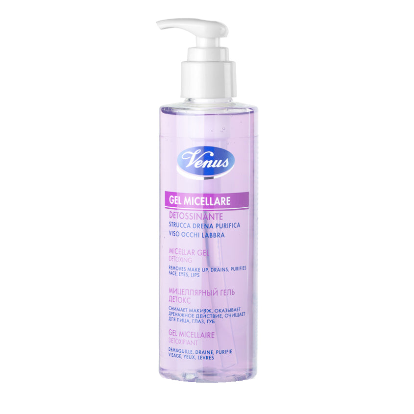 VENUS DETOXING MICELLAR GEL FACE-EYES-LIPS 200ML
