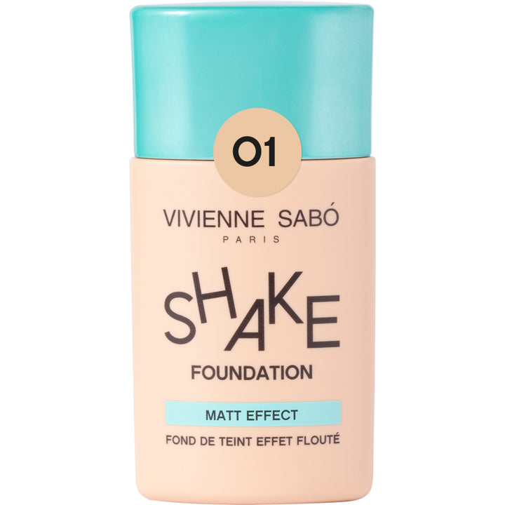 Shadows and shadow palettes Mattifying foundation Shake foundation matt 01