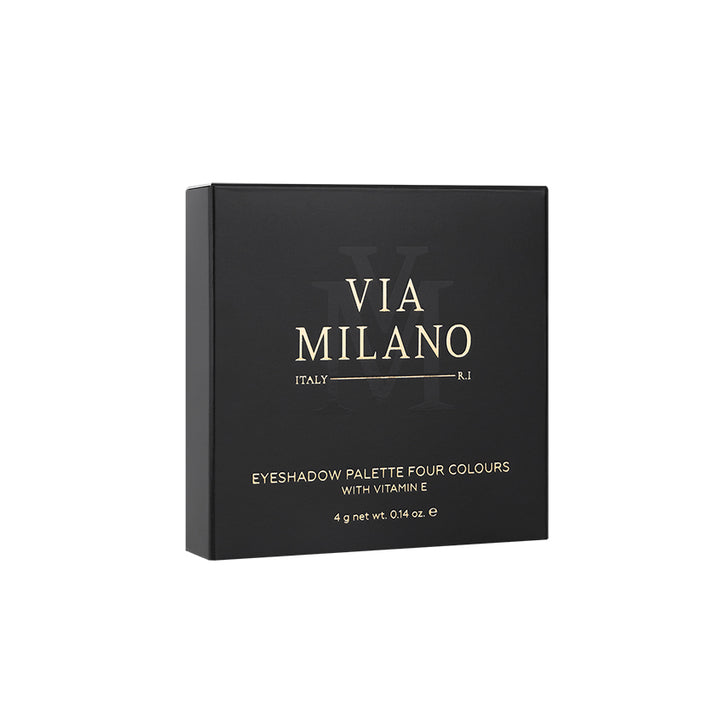 VIA MILANO EYESHADOW PALETTE 4 COLOURS vit.E B03 CAPPUCCINO 4g